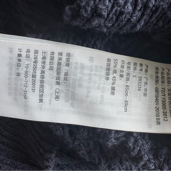 Y2K Hollister Button Up Long Navy Blue Cardigan size Small - Picture 7 of 8